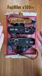 Fujifilm X100VI vs. X-E5. #fujifilm