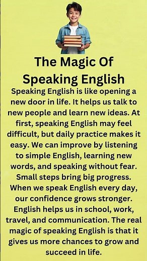 The Magic Of Speaking English || Fluent English || Learn English || Listen And Practice