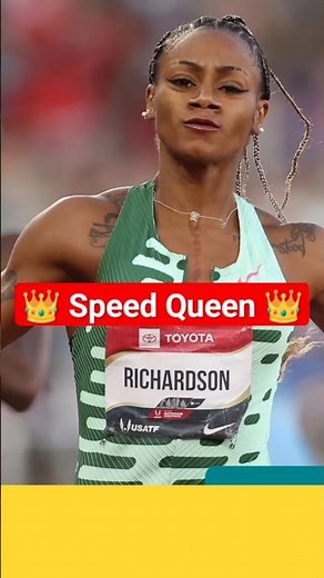 Richardson running video / Speed queen / Richardson shorts video #olympics2024 #richardson #status