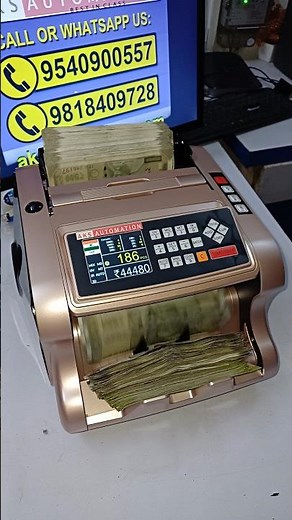💸 Mix Note Counting Machine with Fake Note Detection Price in India 💰 #shorts #ytshorts #trending