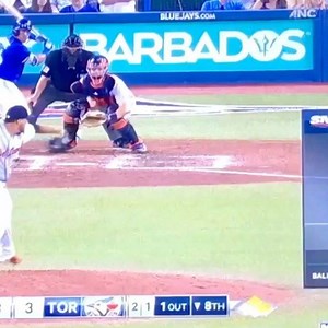 Here is a perfect example of adjusting to the throw, doing your best to get a good hop and make the tag. Sometimes the best option is to drop step into foul territory and jab step forward to make the tag versus being in front and drop stepping back. I’ll be adding a bunch of Specialty Play fundamentals to The Catching Lab soon. Are you in The Lab? | Todd Coburn -The Catching Guy