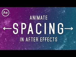 Animated Text Spacing | After Effects Tutorial