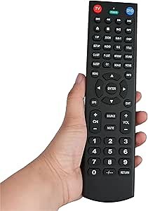 Replacement Remote Control Compatible for Jensen TV JE2414 JE2417 JE2814 JE2815 JE3208 JE3217 JE4015 JE4815 JE2608WV