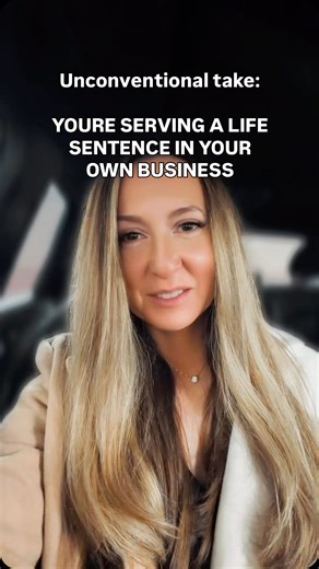 Rebecca Korn | Predictable Profit Systems Architect for Women on Instagram: "It’s not an empire if you’re the prisoner You built the 7-figure revenue. You got the accolades. But behind the scenes? You’re serving a life sentence. The 3 AM panic attacks. The resentment toward clients. The feeling that if you stop moving for one second, it all collapses. That isn’t “success.” That is a high-paying cage. You are bleeding out energetically because you are trying to carry the weight of a corporation o
