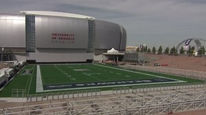 Watch Crew Roll Super Bowl Field Into Stadium