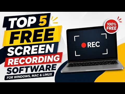 Top 5 Free Screen Recording Software for Windows, Mac & Linux in 2026 | Best Free Screen Recorders