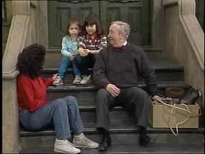 Classic Sesame Street - Gladys The Cow Sorts Through A Box With Uncle Wally Oscar And The Kids 1986