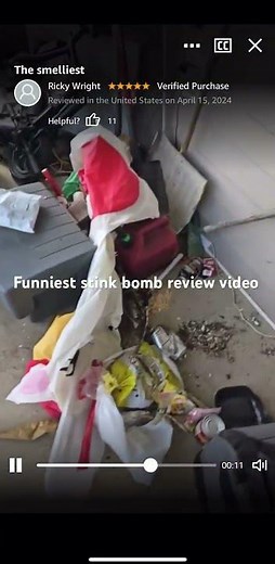 Stink bomb review video