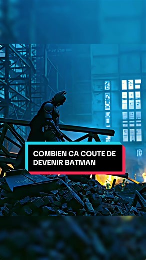 Si Batman existait réellement combien ça coûterais de le devenir ! 🦇 #batman #dccomics #batmancosplay #cinema #marvelstudios