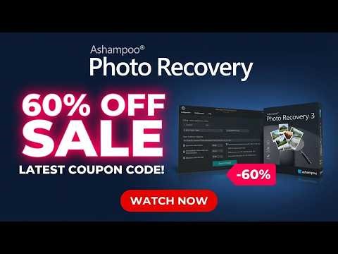 Ashampoo Photo Recovery Coupon Code & Sale: Save 60% OFF 📸Ashampoo Photo Recovery 3!