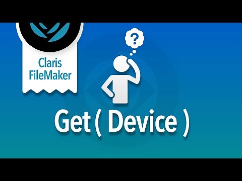 FileMaker Function — Get ( Device )