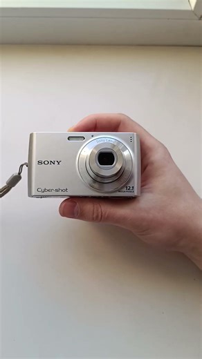 📷 Clean Sony pocket digicam look — Sony Cyber-shot DSC-W510 compact digital camera #Y2K #2000s