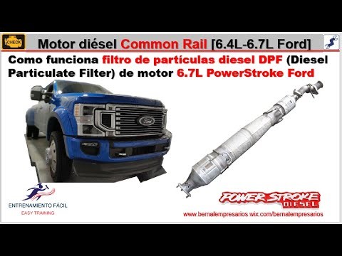 7-Como funciona el filtro de partículas diésel DPF (Diesel Particulate Filter) de motor 6.7L Ford p5