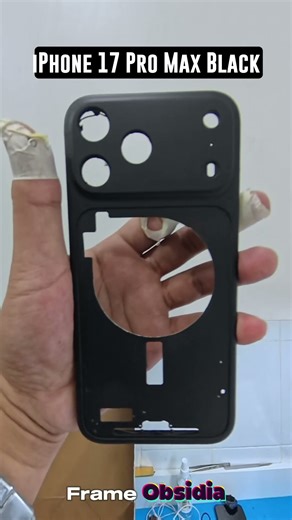 World’s FIRST Black Frame iPhone 17 Pro Max! (DIY Project Obsidia)