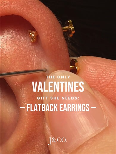 Stylish Flatback Earrings for Comfortable Wear