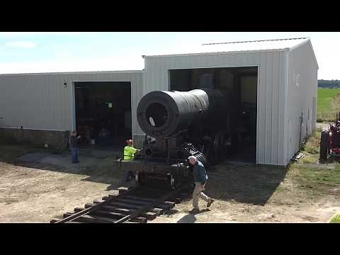 Installing a New Boiler on Steam Locomotive C&NW #1385 -- Mid-Continent Railway Museum