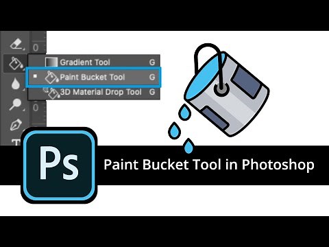 How to use the Paint Bucket Tool in Photoshop + Common Problems (HOW TO FIX)
