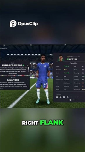 Estevao: The Dynamic Inside Forward Unveiled #fc26 #fifa #fypシ #viral #ytshorts #clips #eafc26