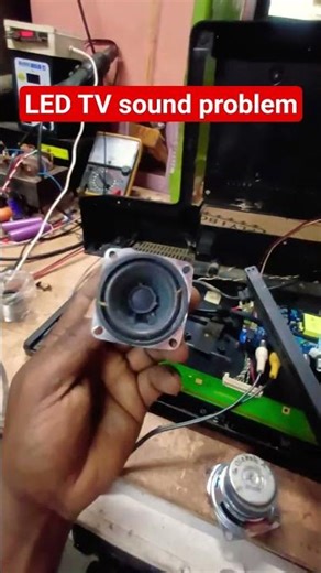 Led tv sound problam left right that not working #shortsfeed #youtubeshorts #repair