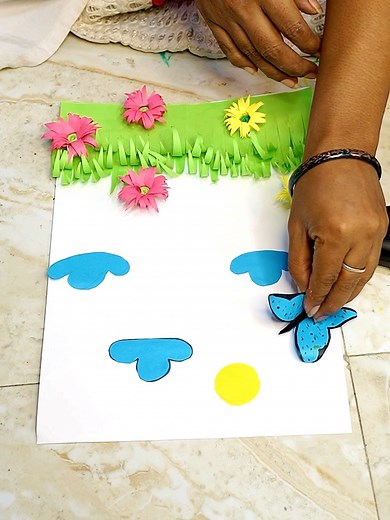 Paper craft idea for Home decor #decor #papercrat #diy | Click For Craft