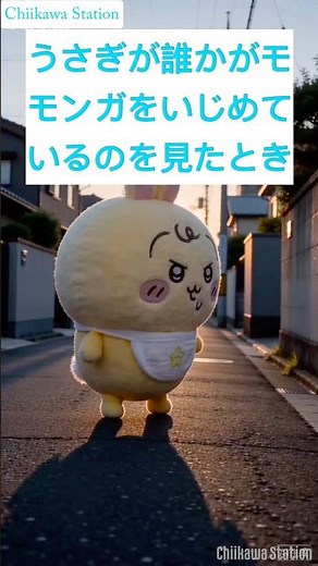 うさぎが誰かがモモンガをいじめているのを見たとき 🤣 When Usagi sees someone bullying Momonga