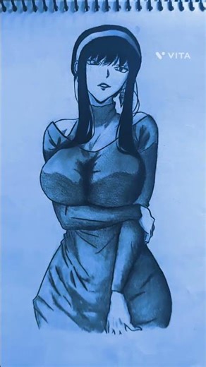 I Drew Yor Forger in Assassin Mode 🗡️ | Hyper Realistic Charcoal & Pencil Art 🔥