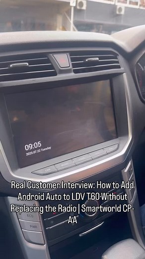 🚘 Got an LDV T60 and wish it had Android Auto? 💡 Don’t replace your radio — upgrade it! 🎤 Watch a real customer interview showing how they added wireless Android Auto to their LDV T60 using the Smartworld CP-AA Adapter — in just minutes. ✅ Plug & play ✅ No wiring ✅ Includes HDMI input for streaming (Fire Stick, Apple TV, Chromecast) ✅ Works with LDV T60, D90, Deliver9, Maxus & more! 📲 Available now 👉 [@smartworldcompany] 🔗 Link in bio to get yours! #LDVT60 #AndroidAuto #SmartworldCPAA #Wir