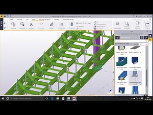 Belt Conveyor Support Structures Modelling in TEKLA STRUCTURES 2016
