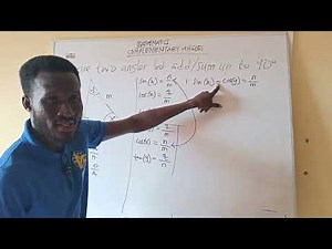 LEC 10: COMPLEMENTARY ANGLES| Trigonometry| #education
