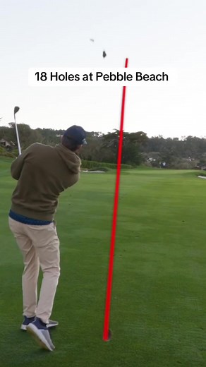 Garrett’s full round at Pebble Beach 🙌 @Garrett Clark #goodgood #golftiktok #pebblebeach