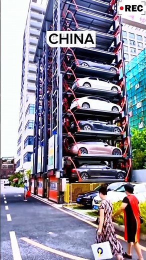 Este estacionamiento chino guarda tu auto en 90 segundos
