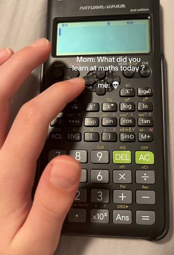 #meme #memes #math #calculator Mom: What did you learn today at math? Me: 💀