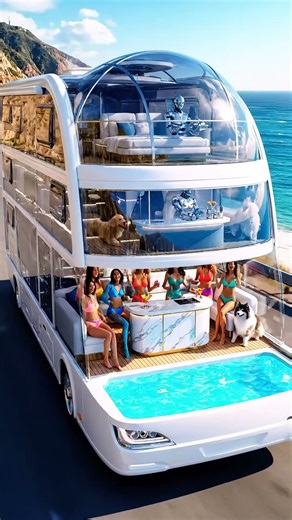 🚗 Extreme Future Mood. Girls travel in a futuristic car | future cars