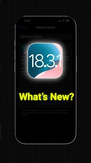 iOS 18.3.1 is Here...What's New?