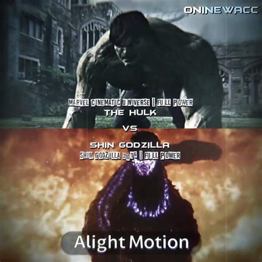 Hulk vs Shin Godzilla #edit #wis #marvel #1v1 #hulk #shingodzilla