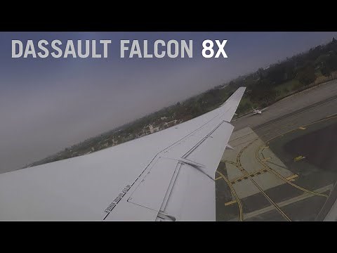 Dassault Falcon 8X Takeoff from 3,500-ft SMO Runway to Set SMO to TEB Record – AINtv Express