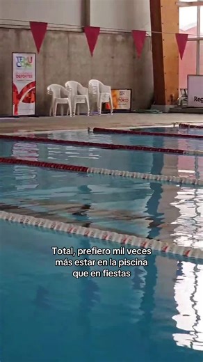 Prefiero estar en la piscina que en fiestas