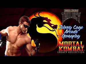 Mortal Kombat Legacy Kollection: MK Trilogy PS1 Johnny Cage Gameplay