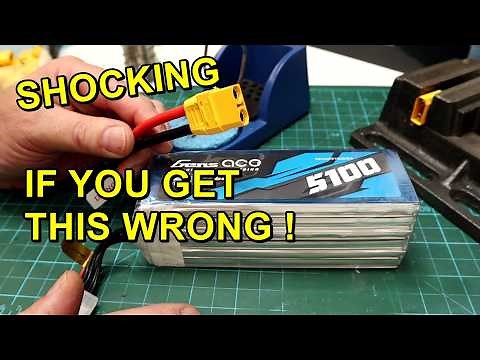 How To Change A LiPo Connector On A LiPo Battery Safely