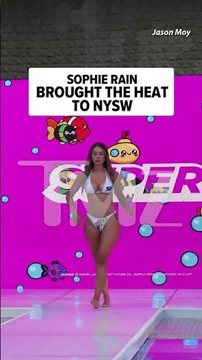 Sophie Rain kept the runway buzzing with multiple looks at New York Swim Week. 🌊👙
