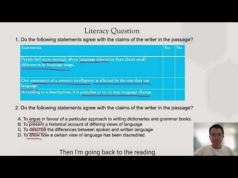 Lantite Sample Literacy Question Analysis