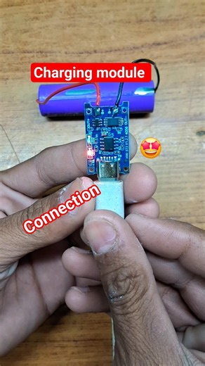 type-c charging module connection and testing #DIY creative project #shorts #viralshorts #reels