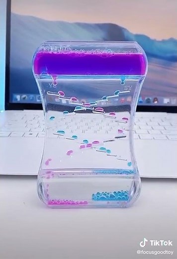 Liquid Motion Bubbler Timer for Sensory Toys, Fidget Toy, Calm Relaxing Desk Toys