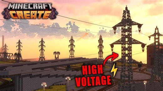 在 Minecraft Create Mod 中设计电网⚡