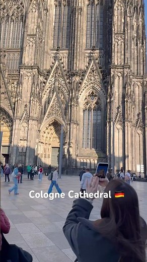 Cologne Cathedral 🇩🇪 #shorst #travelvlog #europe #travel #4k #explore