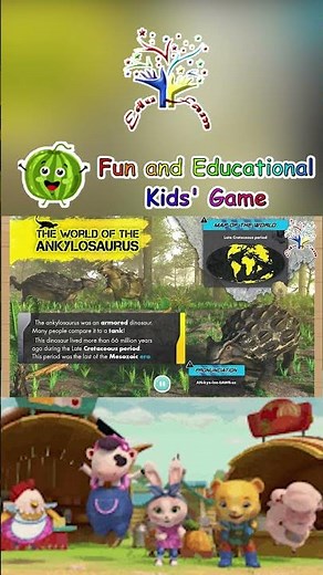 🛡️🦕 Ankylosaurus Safari! | Meet the Living Tank! 💖✨