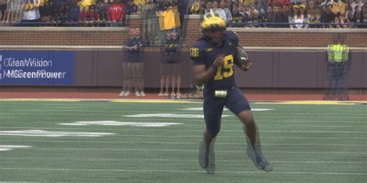 Highlights: ALL eyes were on QB Bryce Underwood at Michigan's 2025 Maize and Blue spring game