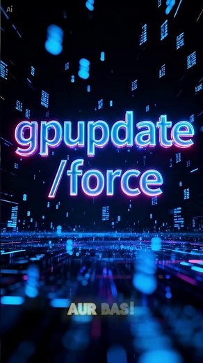 Update Group Policy Instantly gpupdate force CMD Trick Windows 1011 #techshorts #windows #ytshorts