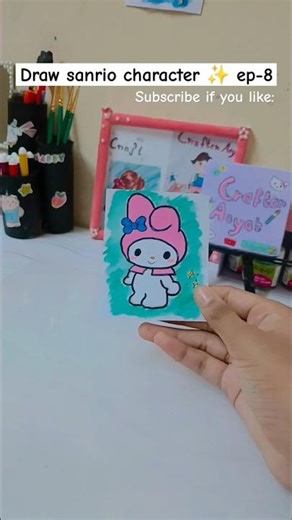 draw sanrio character ✨ ep-8 #shorts #sketch #views#easy #art