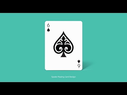 Spade Playing Card Design | Adobe Illustrator/Photoshop | Graphic Design